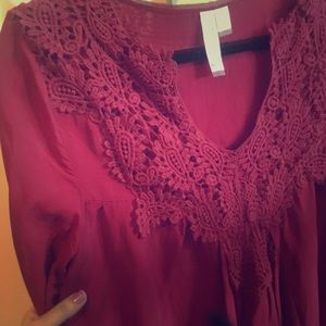 Lacy filter women’s top